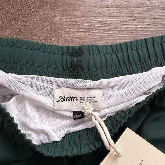 Bather SOLID PINE SWIM TRUNKS SHORTS Size XXL Green $95‎ - Picture 6 of 6